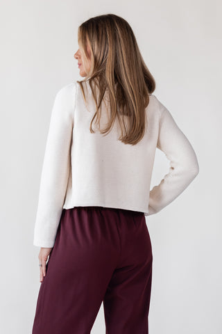 Colby Beige Tie Front Cardigan - Final Sale