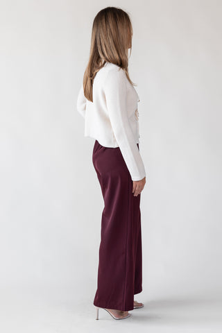 Colby Beige Tie Front Cardigan - Final Sale