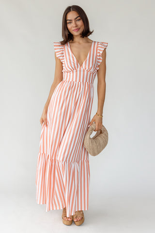 Coralie Striped Maxi Dress