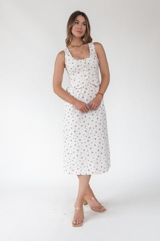 Daisyfield Blue Vest Midi Dress - Final Sale