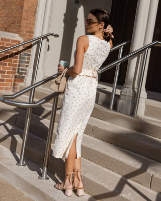 Daisyfield Midi Dress - Pink
