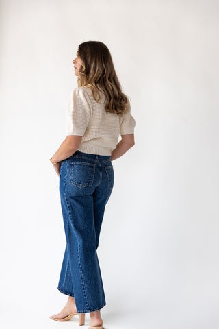 Nicolete Dark Barrel Twist Jean