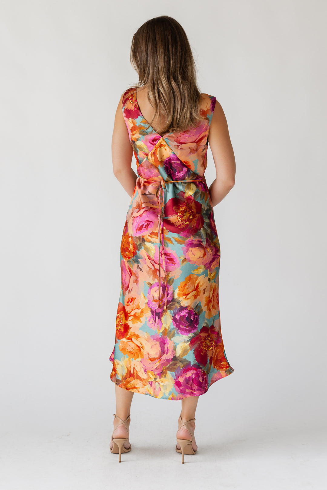 Elara Midi Dress - Parisian Floral