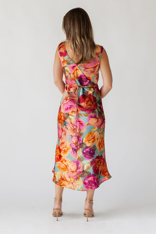 Elara Midi Dress - Parisian Floral