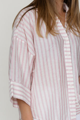 Elia Shirt - Pink Stripe
