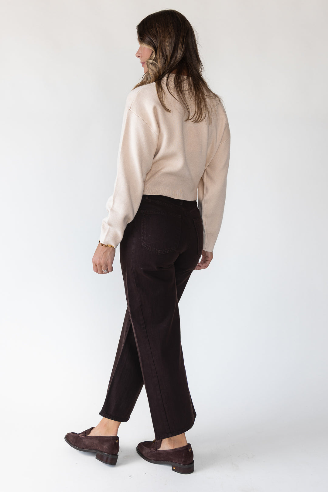 Fallon Cream Button Knit Cardigan