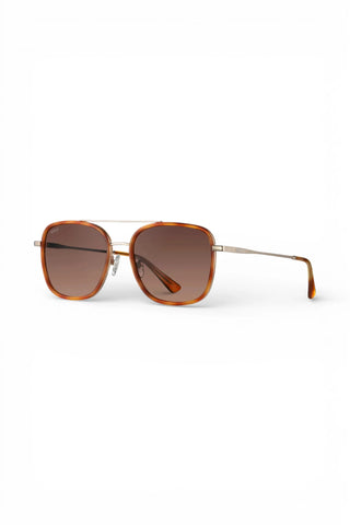 Gia Sunglasses : Sunset Tortoise/Gradient Brown Lens