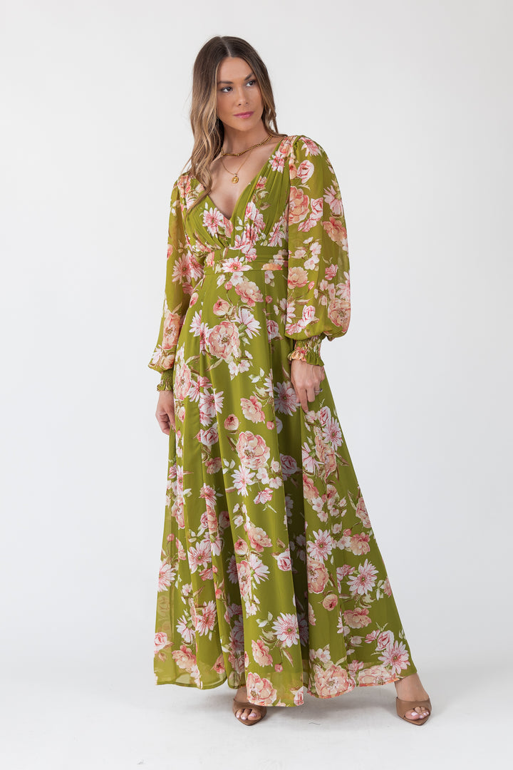 Meadow Bloom Floral Maxi Dress - Final Sale