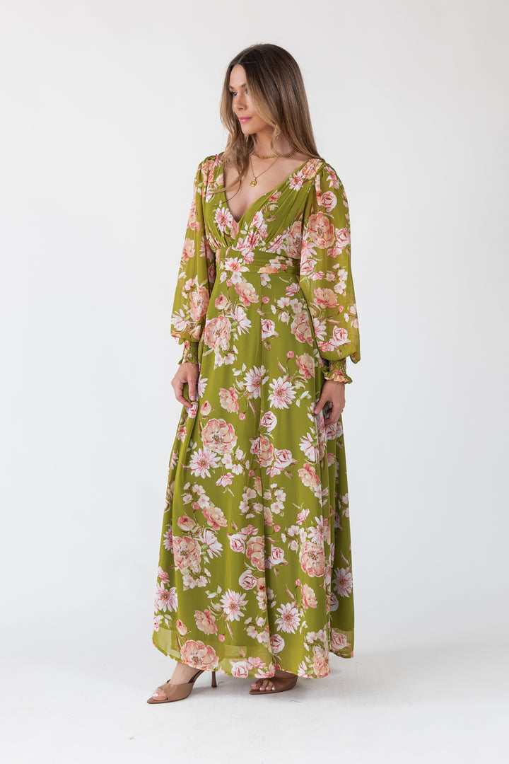 Meadow Bloom Floral Maxi Dress - Final Sale