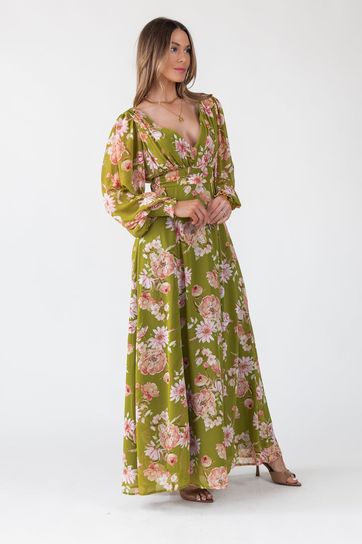 Meadow Bloom Floral Maxi Dress - Final Sale