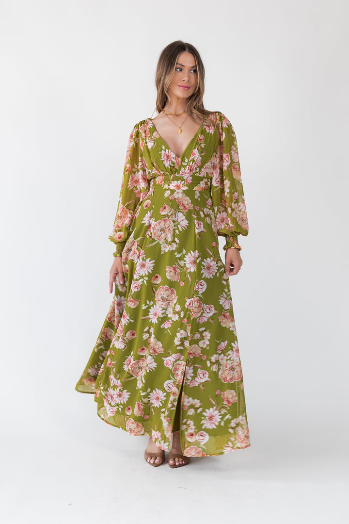 Meadow Bloom Floral Maxi Dress - Final Sale