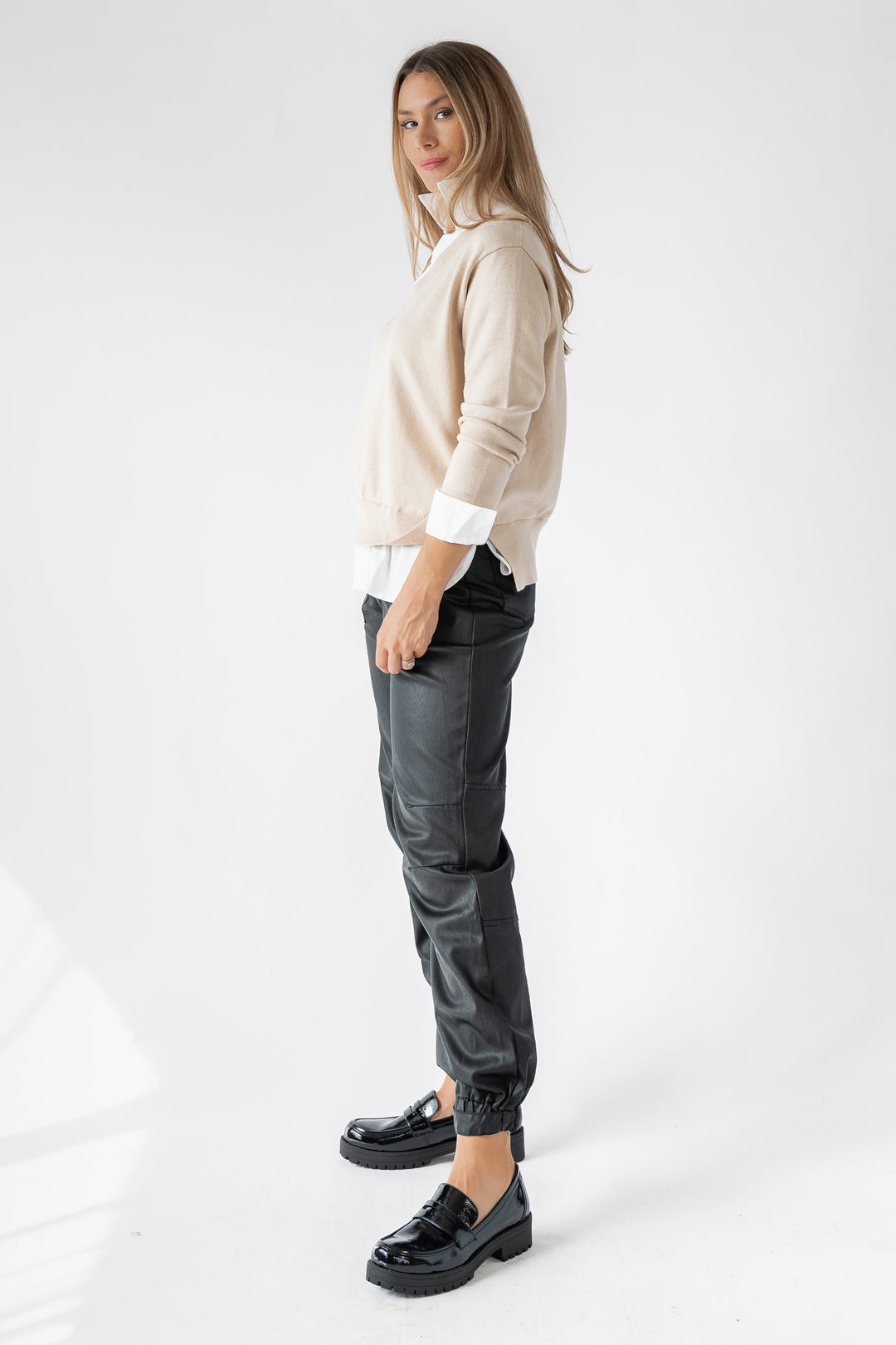 Gretchen Cream Layered Sweater - Final Sale