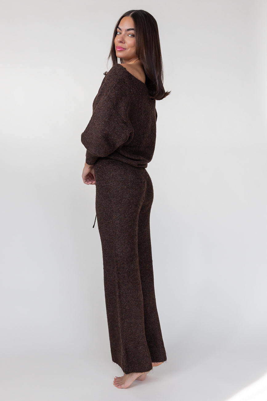 Haven Knit Pants - Brown