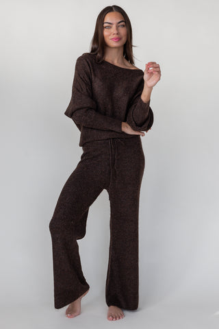 Haven Knit Pants - Brown