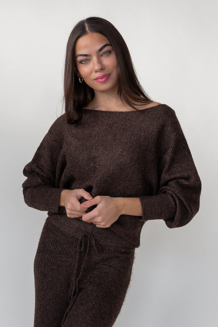 Haven Knit Sweater - Brown