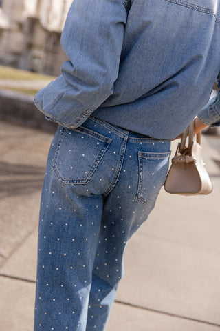 Luna Rhinestone Jean