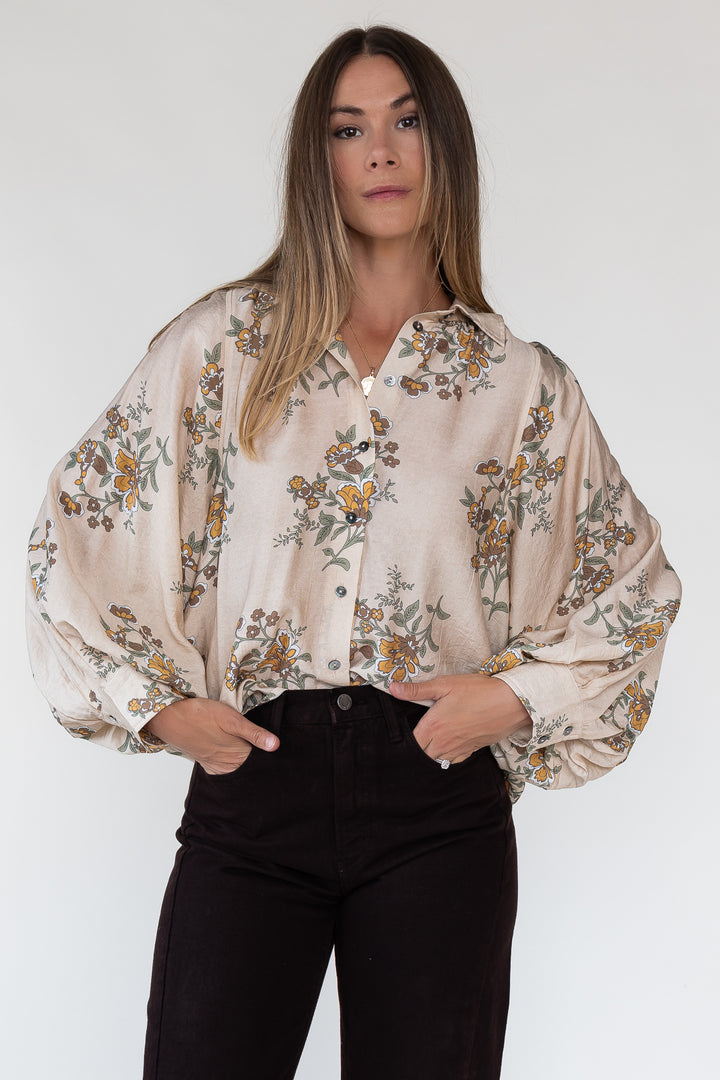 Maribel Floral Print Top