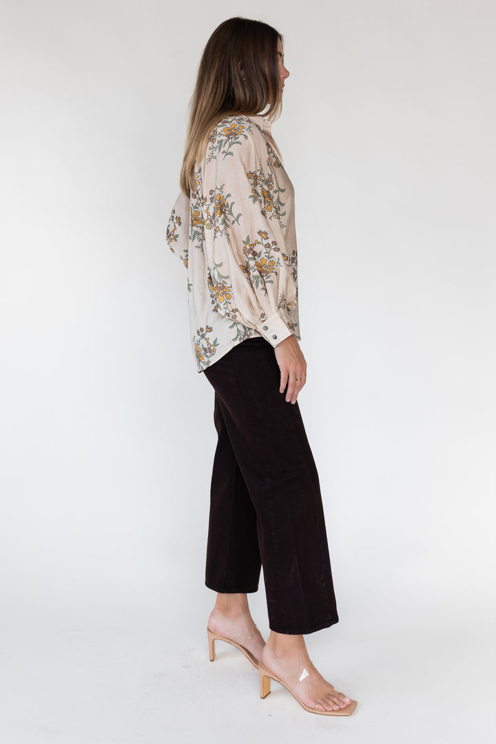 Maribel Floral Print Top