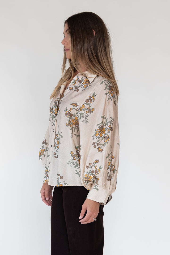 Maribel Floral Print Top