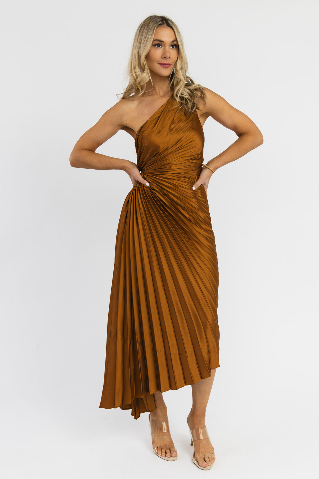 Monroe Golden Maxi Dress