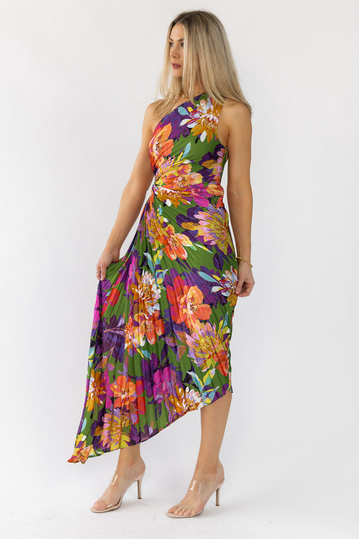 Monroe Purple Floral Maxi Dress