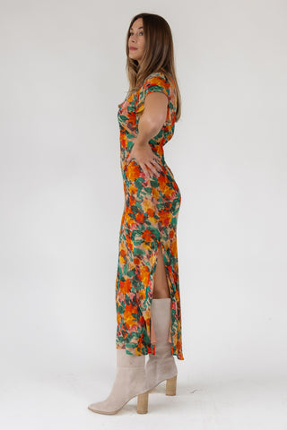 Paloma Floral Midi Dress