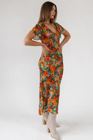 Paloma Floral Midi Dress
