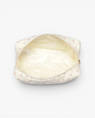 Quilted Keeper Cosmetic Pouch - Cherry