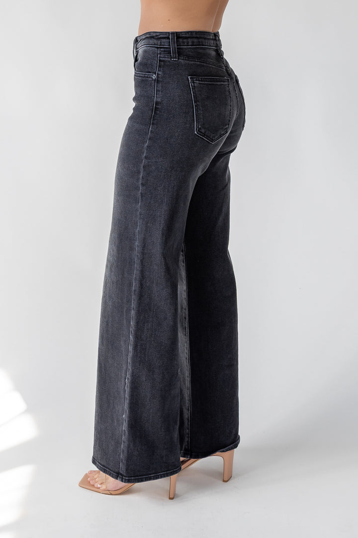 Reeve Black Ultra Wide Jean