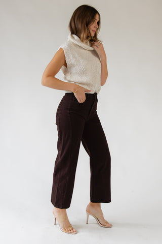 Remi Cream Cowl Sweater