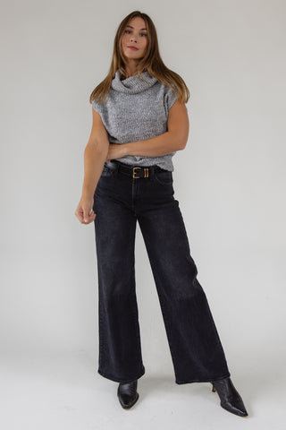 Remi Grey Cowl Sweater