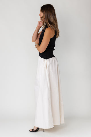 Renley Maxi Dress - Black/Natural