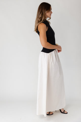 Renley Maxi Dress - Black/Natural
