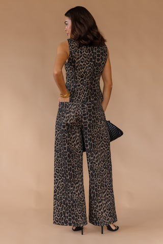 Bardot Leopard Print Vest