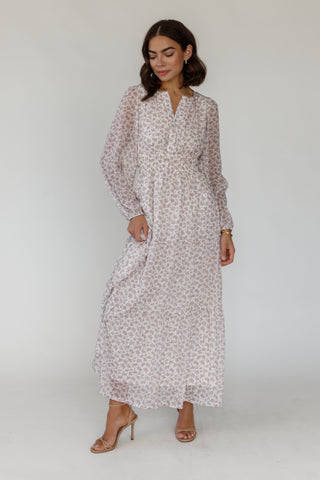 Ember Maxi Dress - Mauve Floral