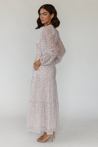 Ember Maxi Dress - Mauve Floral