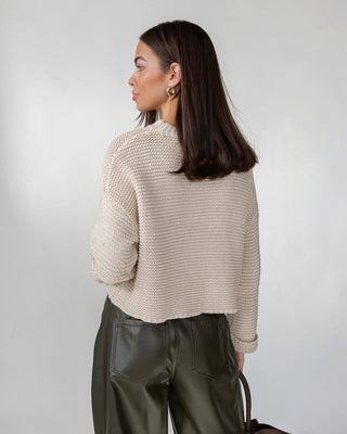 Sable Knit Sweater - Cream