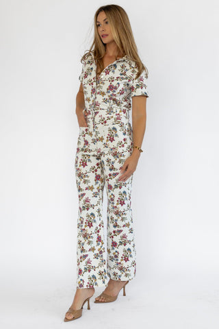 Sadie Floral Print Jumpsuit - Final Sale