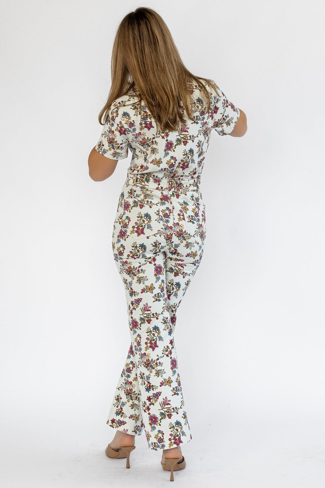 Sadie Floral Print Jumpsuit - Final Sale