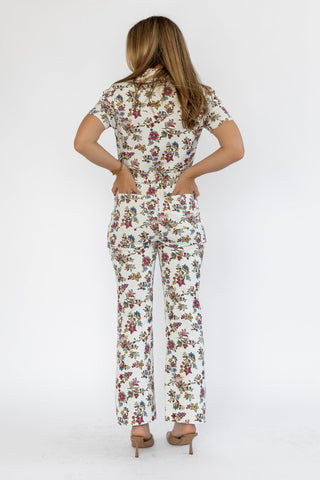 Sadie Floral Print Jumpsuit - Final Sale