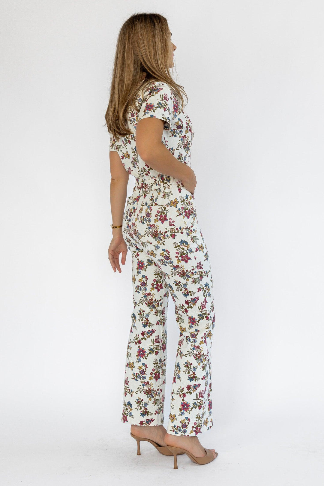 Sadie Floral Print Jumpsuit - Final Sale