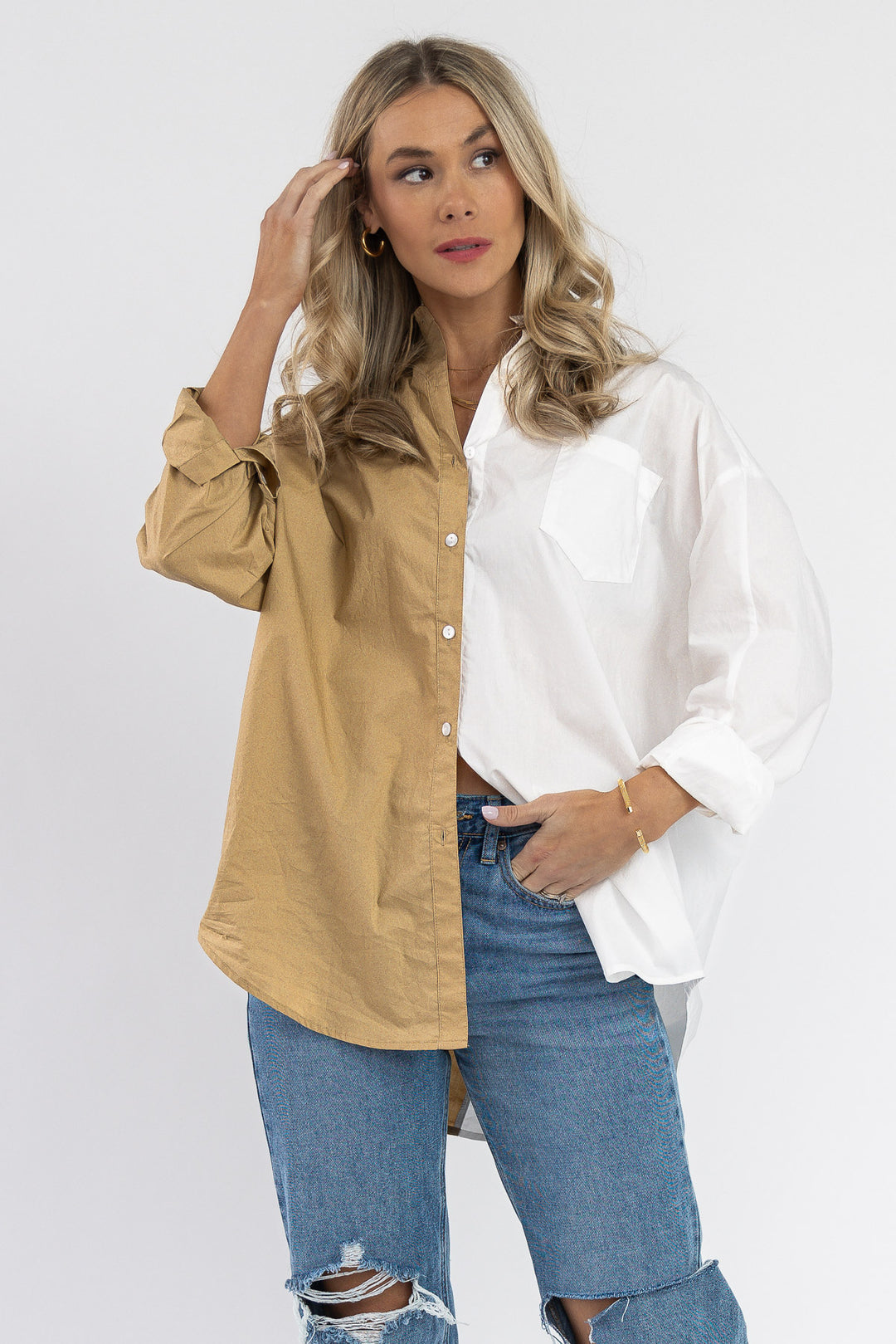 Sidney Button Up Top - Final Sale
