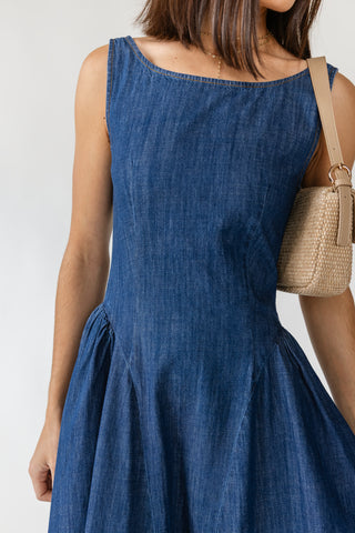 Siena Denim Midi Dress