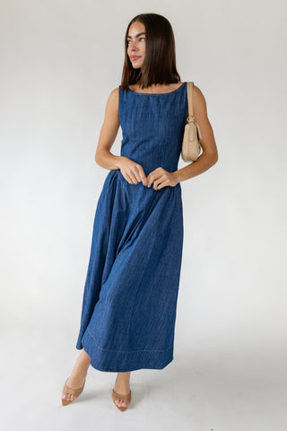 Siena Denim Midi Dress