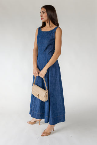 Siena Denim Midi Dress