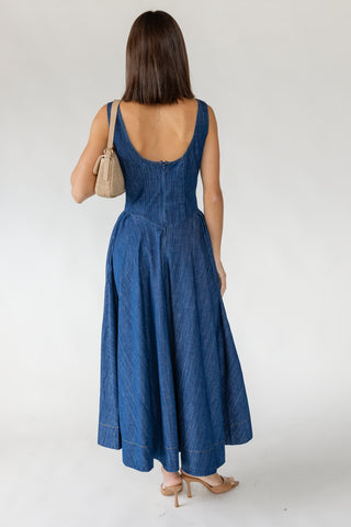 Siena Denim Midi Dress