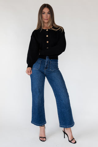 Stella Dark Wide Leg Denim