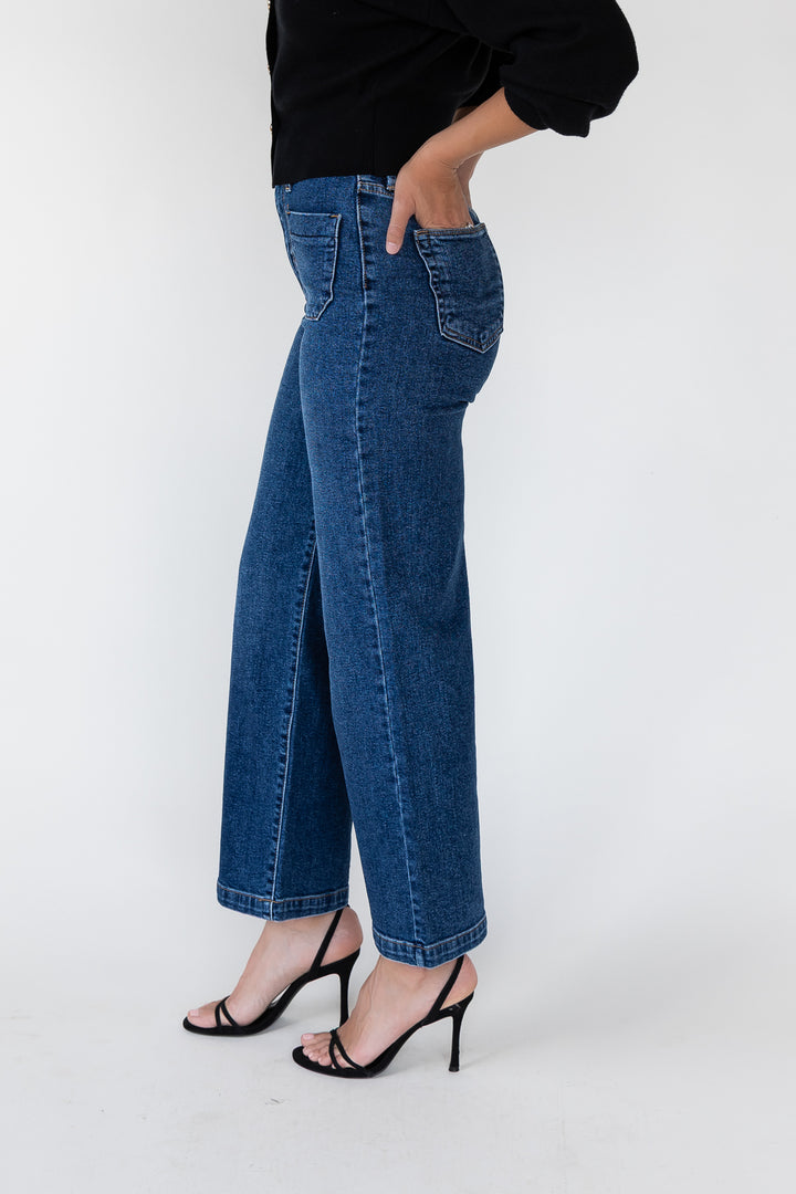 Stella Dark Wide Leg Denim