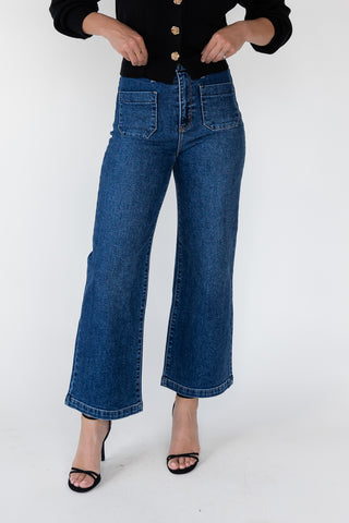Stella Dark Wide Leg Denim