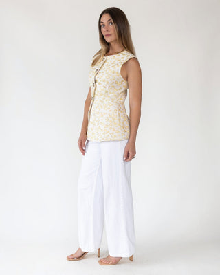 Alina Jacquard Button Vest - Final Sale - JO+CO